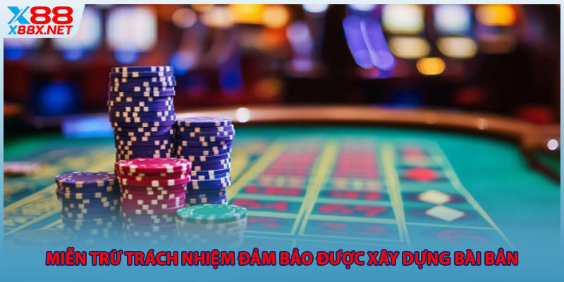 Miễn trừ trách nhiệm đảm bảo được xây dựng bài bản